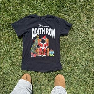 Death Row Record Christmas Edition Tee NWOT